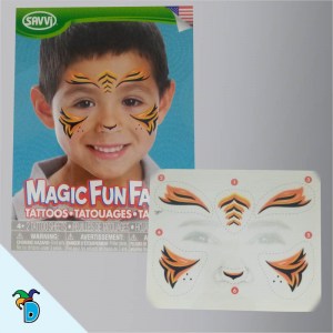 Tatuaje Magic Fun Faces